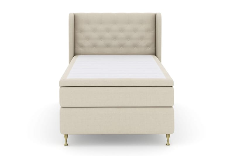 Select No 6 Komplett Sengepakke 120x200 Medium Memory/Pocket, Beige/Gullben