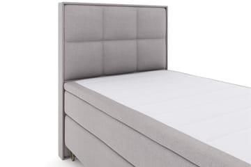 Select No 6 Komplett Sengepakke 120x200 Medium Watergel - Lysegrå/V-formede Metallben - Møbler - Senger - Kontinentalsenger
