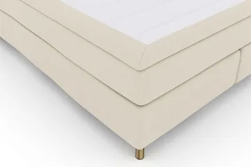Select No 6 Komplett Sengepakke 210x210 F/M Memory/Pocket - Beige/Kobberben - Møbler - Senger - Kontinentalsenger