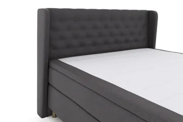 Select No 6 Komplett Sengepakke 210x210 Medium Memory/Pocket - Mørkegrå/Kobberben - Møbler - Senger - Kontinentalsenger