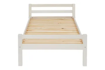 Seng Alpi 90x200 cm Hvit - Hvit - Møbler - Senger - Sengeramme & sengestamme