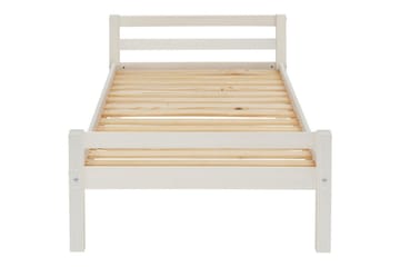 Seng Alpi 90x200 cm Hvit - Hvit - Møbler - Senger - Sengeramme & sengestamme