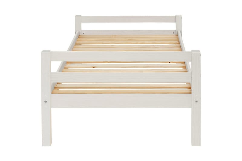Seng Alpi 90x200 cm Hvit - Hvit - Møbler - Senger - Sengeramme & sengestamme