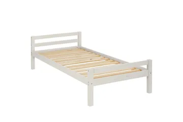 Seng Alpi 90x200 cm Hvit - Hvit - Møbler - Senger - Sengeramme & sengestamme