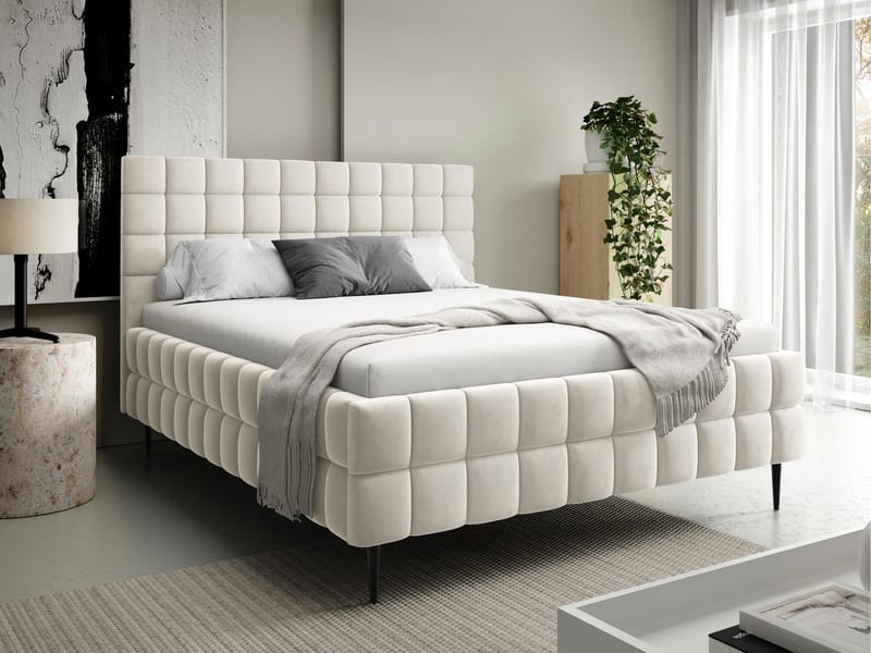 seng Ardea Fresh 01 160x200 - beige - Møbler - Senger - Senger med oppbevaring