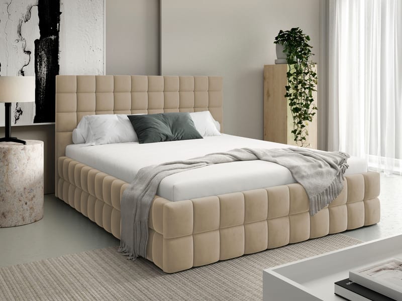 seng Ardea Fresh 03 160x200 - beige - Møbler - Senger - Senger med oppbevaring