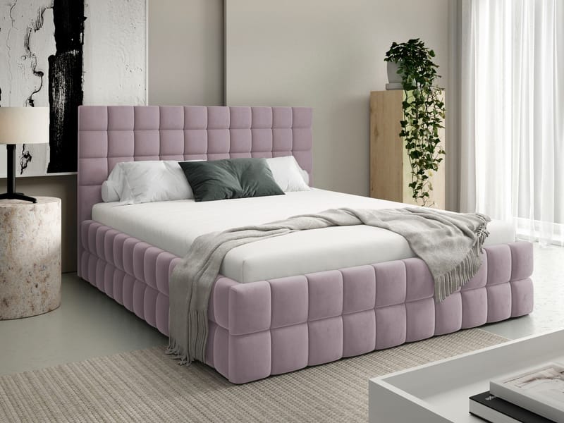 seng Ardea Fresh 09 140x200 - rosa - Møbler - Senger - Senger med oppbevaring