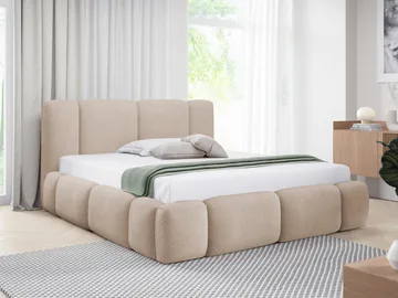 seng Bianco Lambi 06 160x200 - beige - Møbler - Senger - Senger med oppbevaring