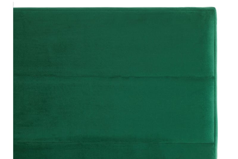 Seng Chinou 180x200 cm - Grønn/Fløyel - Sengeramme & sengestamme