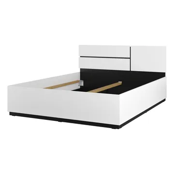 Seng Cross S - 160 cm, Hvit - Møbler - Senger - Sengeramme & sengestamme