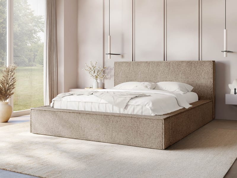 seng Glexi Bella 10 160x200 - beige - Møbler - Senger - Senger med oppbevaring