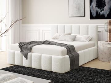 seng Lunaro Lambi 01 160x200 - hvit - Møbler - Senger - Senger med oppbevaring