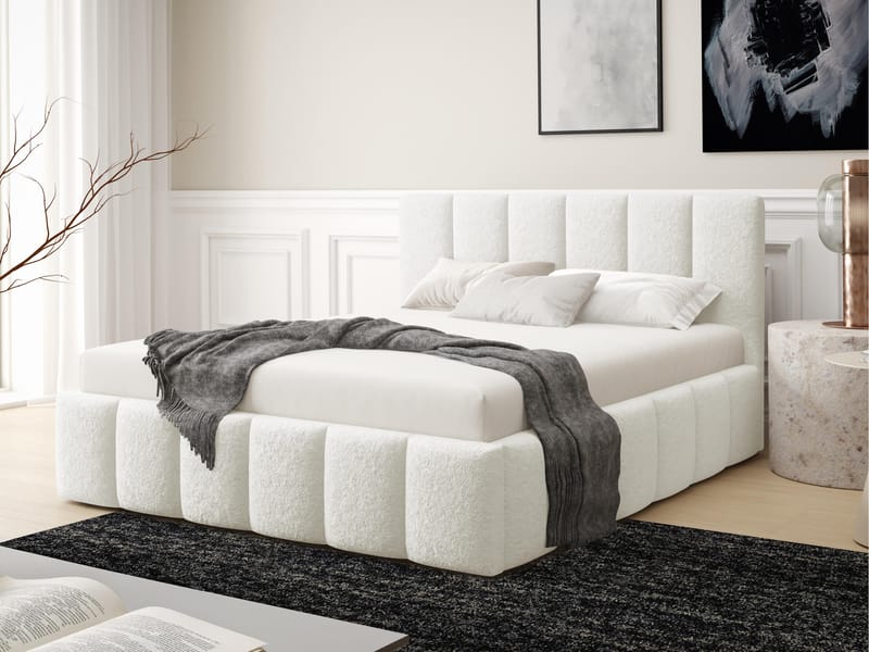 seng Lunaro Lambi 01 180x200 - hvit - Møbler - Senger - Senger med oppbevaring