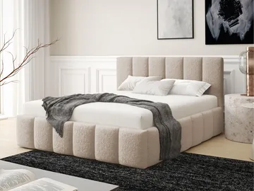 seng Lunaro Lambi 06 140x200 - beige - Møbler - Senger - Senger med oppbevaring