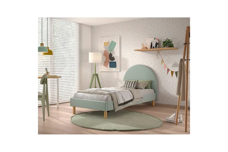 Seng Måne Oliven Grønn, 90 x 200 cm - Oliven Grønn, 90 x 200 cm - Møbler - Senger - Sengeramme & sengestamme