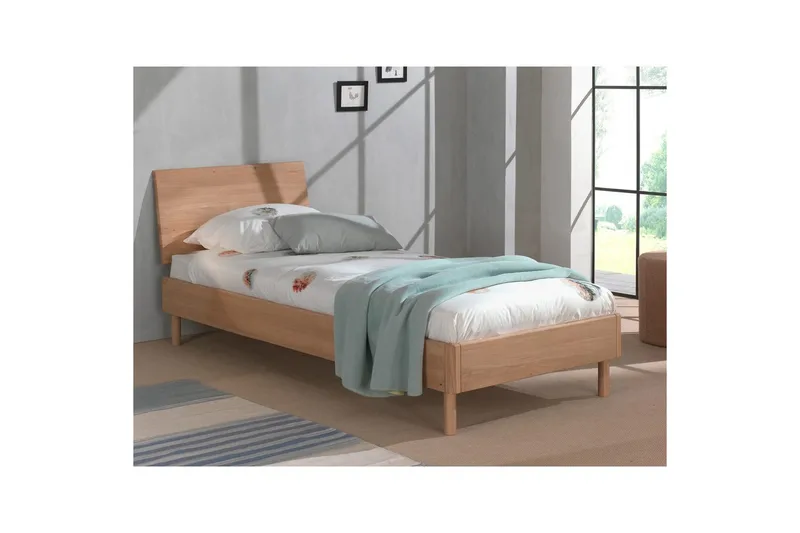 Seng massiv sengegavl Forrest Eik, Eik