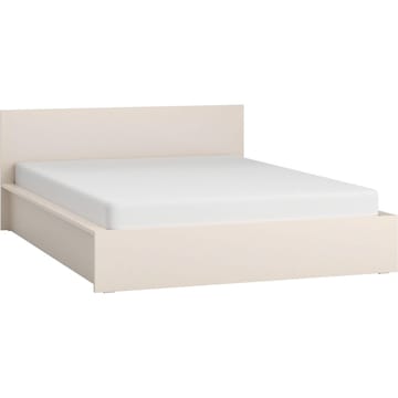 Seng med hodegjerde 4 You Fresh med Hevet Ramme Sand Beige - 160 x 200 cm - Møbler - Senger - Sengeramme & sengestamme