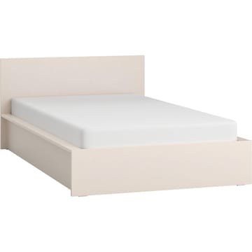 Seng med hodegjerde 4 You Fresh med Trespiler på Tape Sand Beige - 120 x 200 cm - Møbler - Senger - Sengeramme & sengestamme
