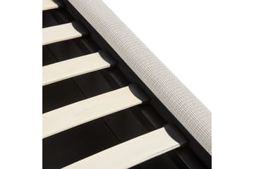 Seng med lagring Bajonna - Beige, 160x200 cm - Møbler - Senger - Senger med oppbevaring