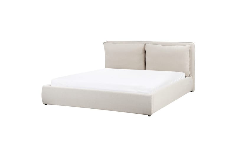 Seng med lagring Bajonna - Beige, 180x200 cm - Møbler - Senger - Senger med oppbevaring