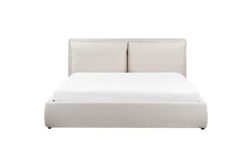 Seng med lagring Bajonna - Beige, 180x200 cm - Møbler - Senger - Senger med oppbevaring