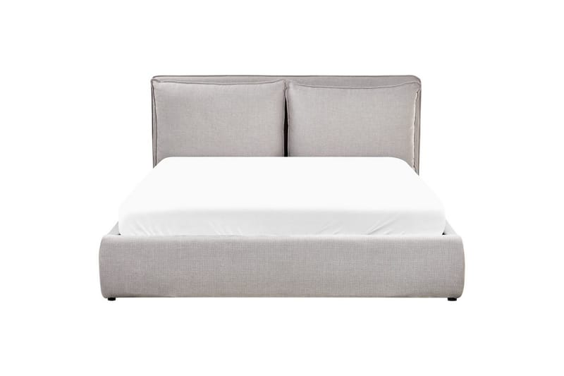 Seng med lagring Bajonna - Grå, 160x200 cm - Møbler - Senger - Senger med oppbevaring