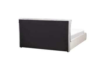 Seng med lagring Bajonna - Grå, 160x200 cm - Møbler - Senger - Senger med oppbevaring