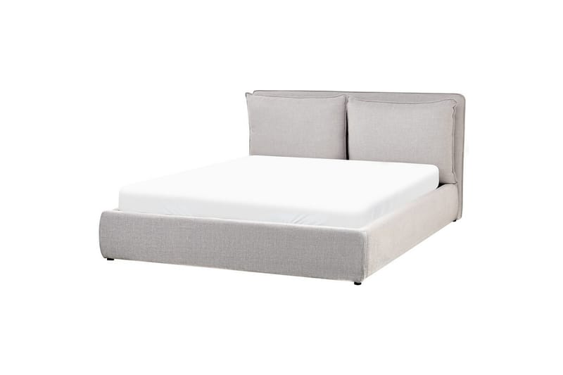 Seng med lagring Bajonna - Grå, 160x200 cm - Møbler - Senger - Senger med oppbevaring