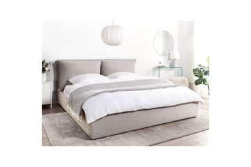 Seng med lagring Bajonna - Grå, 180x200 cm - Møbler - Senger - Senger med oppbevaring