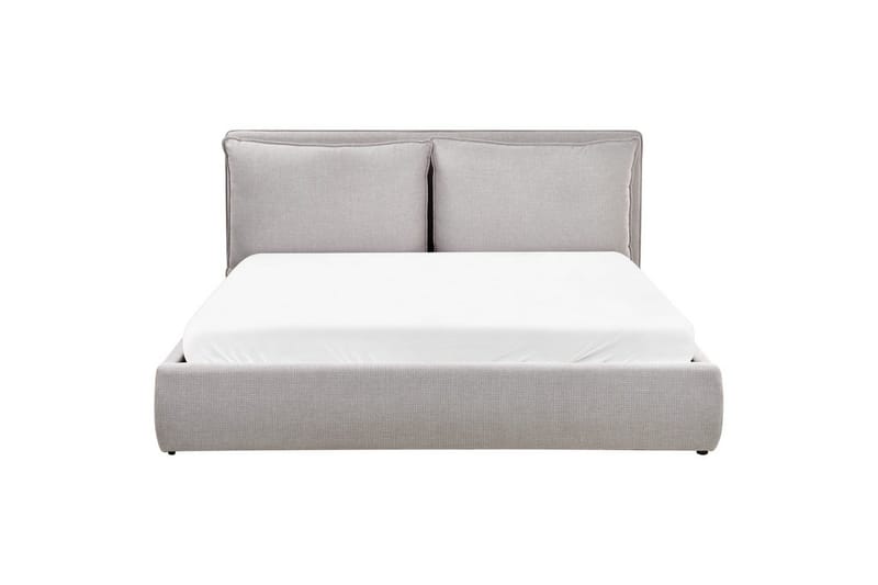 Seng med lagring Bajonna - Grå, 180x200 cm - Møbler - Senger - Senger med oppbevaring