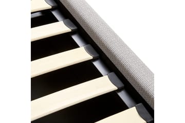 Seng med lagring Bajonna - Grå, 180x200 cm - Møbler - Senger - Senger med oppbevaring