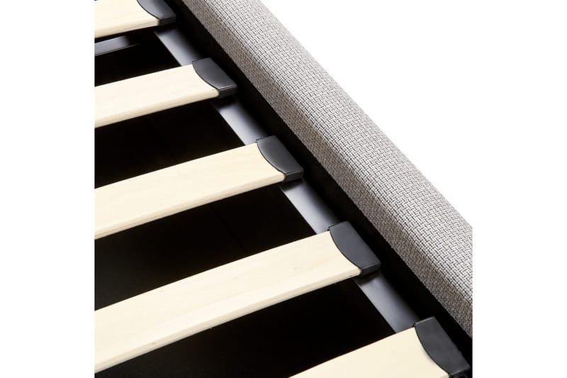 Seng med lagring Bajonna - Grå, 180x200 cm - Møbler - Senger - Senger med oppbevaring