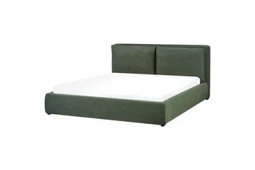 Seng med lagring Bajonna - Grønn, 180x200 cm - Møbler - Senger - Senger med oppbevaring
