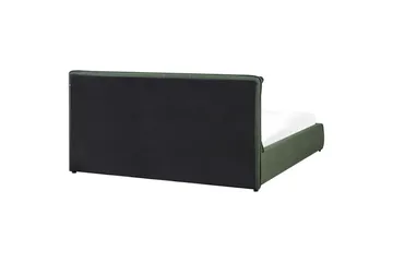 Seng med lagring Bajonna - Grønn, 180x200 cm - Møbler - Senger - Senger med oppbevaring