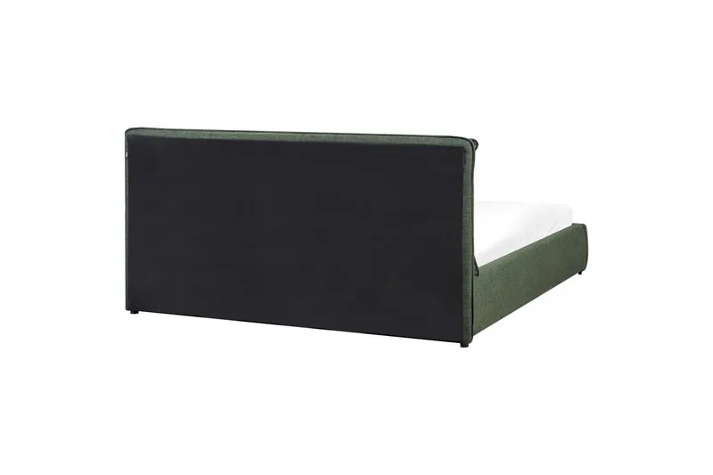 Seng med lagring Bajonna - Grønn, 180x200 cm - Møbler - Senger - Senger med oppbevaring