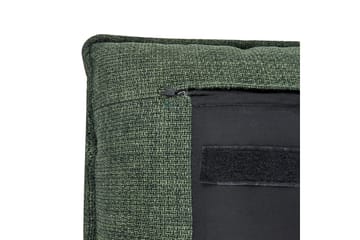 Seng med lagring Bajonna - Grønn, 180x200 cm - Møbler - Senger - Senger med oppbevaring