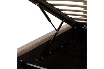 Seng med lagring Bajonna - Taupe, 180x200 cm - Møbler - Senger - Senger med oppbevaring