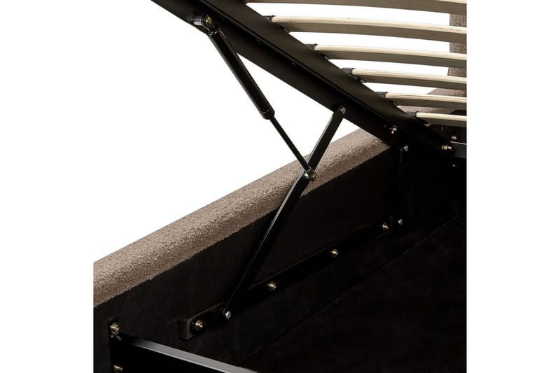 Seng med lagring Bajonna - Taupe, 180x200 cm - Møbler - Senger - Senger med oppbevaring