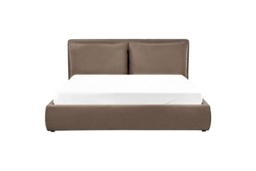 Seng med lagring Bajonna - Taupe, 180x200 cm - Møbler - Senger - Senger med oppbevaring