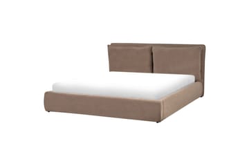 Seng med lagring Bajonna - Taupe, 180x200 cm - Møbler - Senger - Senger med oppbevaring