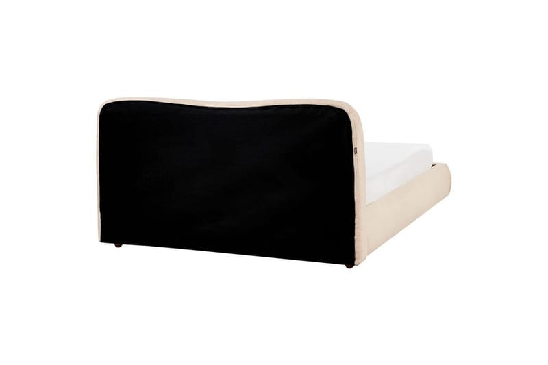 Seng med lagring Blagnac - Beige/Bouclé, 180x200 cm - Møbler - Senger - Senger med oppbevaring