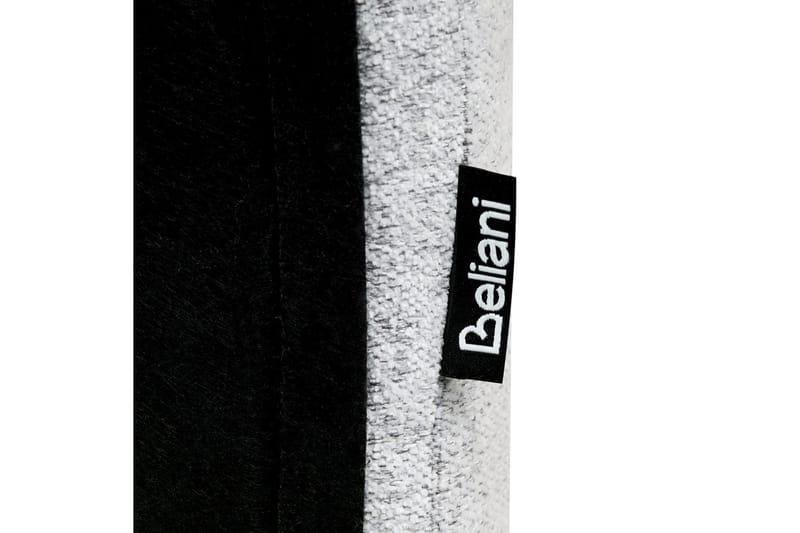 Seng med lagring Blagnac - Grå/Polyester, 160x200 cm - Møbler - Senger - Senger med oppbevaring