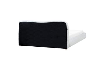 Seng med lagring Blagnac - Grå/Polyester, 180x200 cm - Møbler - Senger - Senger med oppbevaring