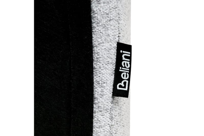 Seng med lagring Blagnac - Grå/Polyester, 180x200 cm - Møbler - Senger - Senger med oppbevaring