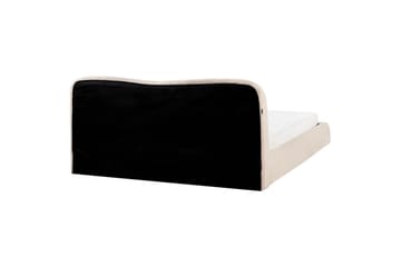 Seng med lagring Blagnac - Lys beige/Bouclé, 180x200 cm - Møbler - Senger - Senger med oppbevaring