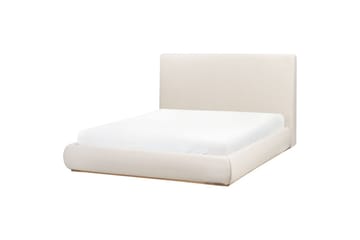 Seng med lagring Campagne - Beige, 160x200 cm - Møbler - Senger - Senger med oppbevaring