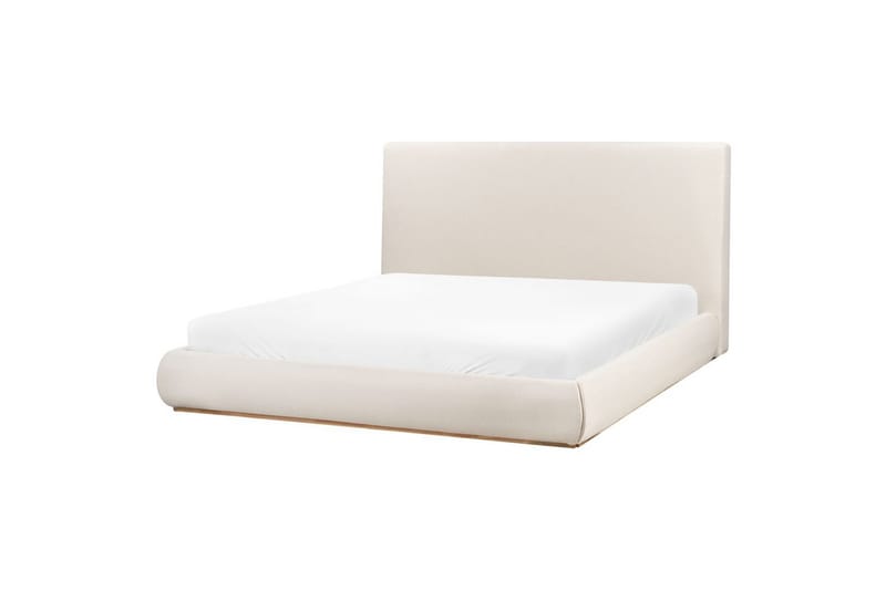 Seng med lagring Campagne - Beige, 180x200 cm - Møbler - Senger - Senger med oppbevaring