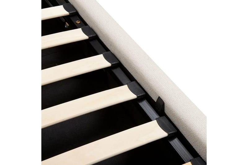 Seng med lagring Campagne - Beige, 180x200 cm - Møbler - Senger - Senger med oppbevaring