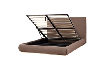 Seng med lagring Campagne - Brun, 160x200 cm - Møbler - Senger - Senger med oppbevaring