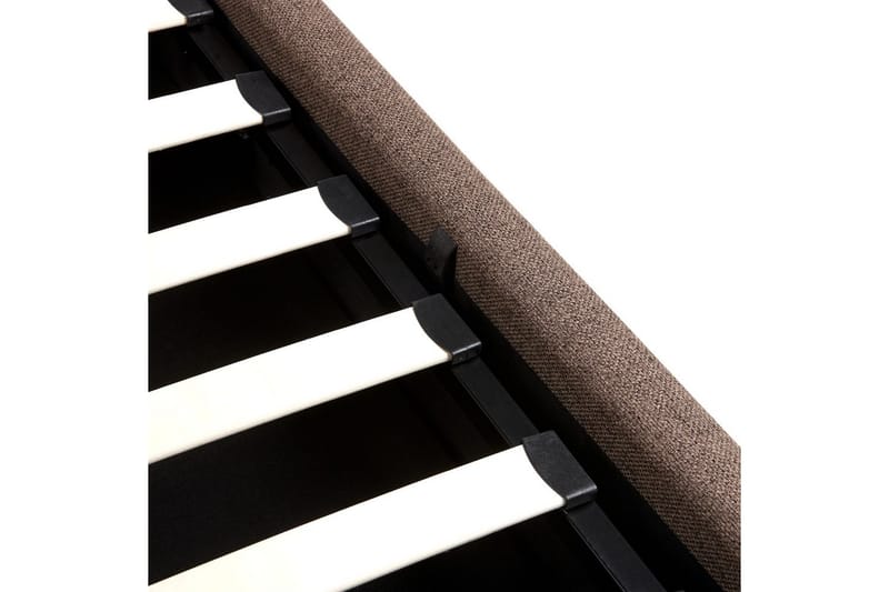 Seng med lagring Campagne - Brun, 160x200 cm - Møbler - Senger - Senger med oppbevaring